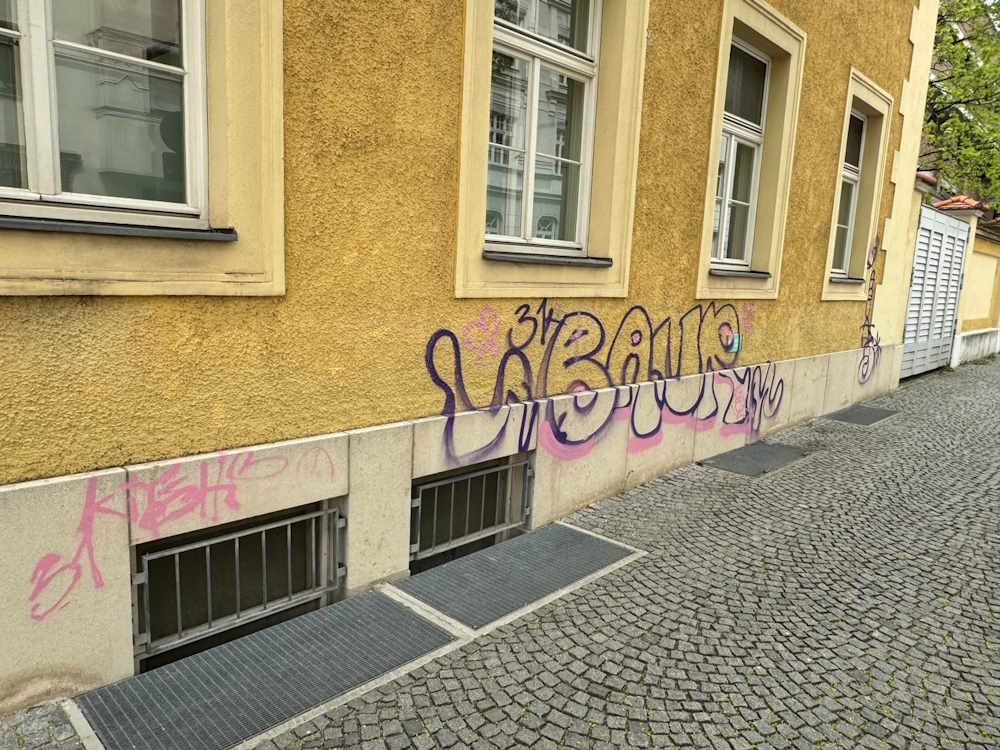 Graffiti an einer Fassade